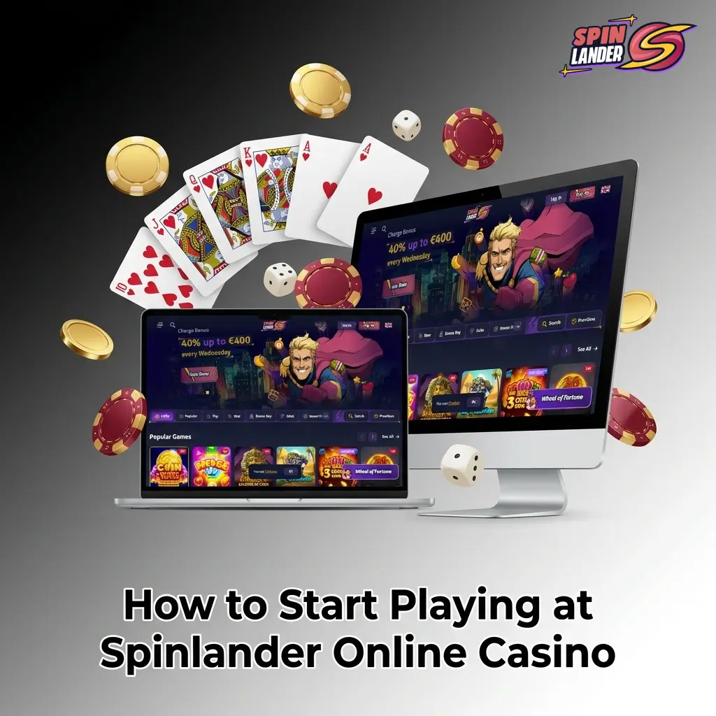 Canadian player registering at Spinlander Casino with welcome bonus of 100% up to €700 plus 100 Free Spins